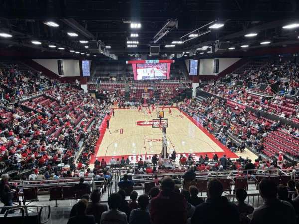 Maples Pavilion, section: Upper 7, row: P, seat: 17