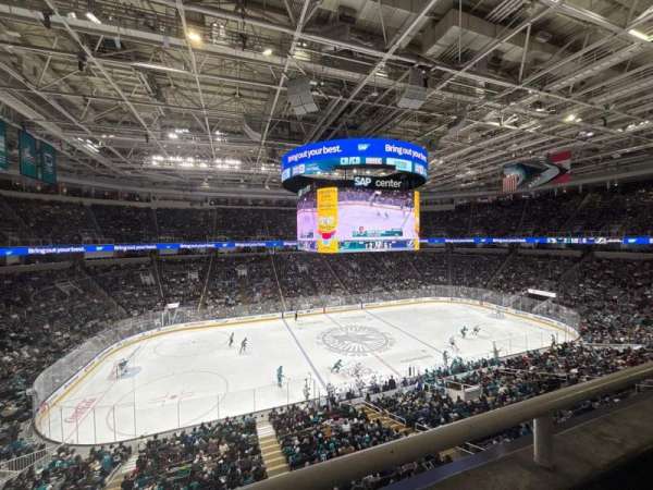 SAP Center, section: 202, row: 1, seat: 15