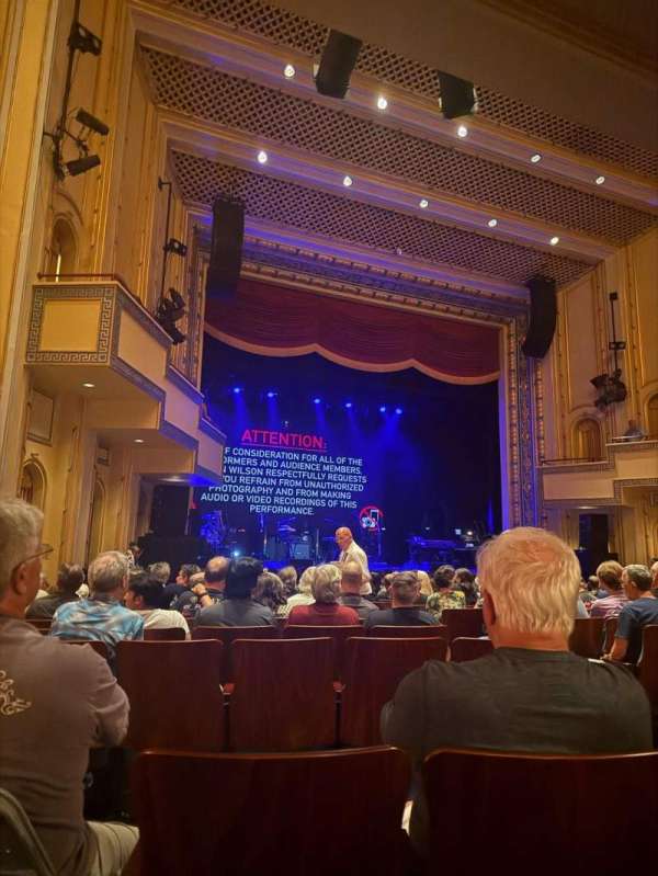 Fletcher Hall at the Carolina Theatre, section: Rear Orchestra L, row: P, seat: 105