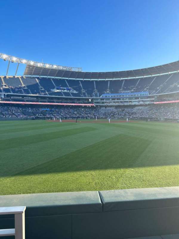 Kauffman Stadium, section: 103, row: E, seat: 1