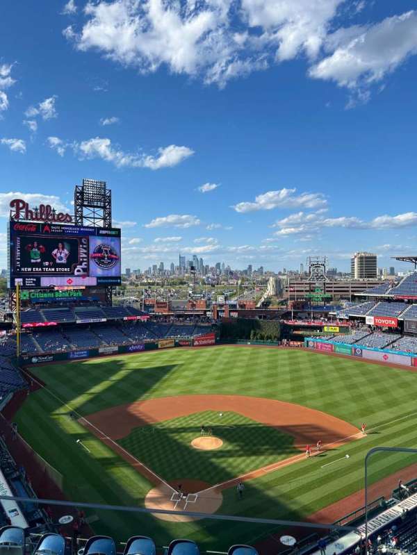 Citizens Bank Park, section: 420, row: 2, seat: 1