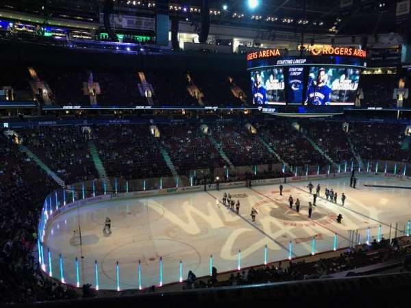 Rogers Arena, section: 311, row: 4