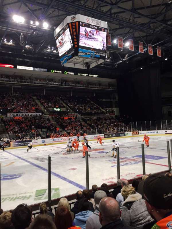 Utilita Arena Sheffield, section: 116, row: J