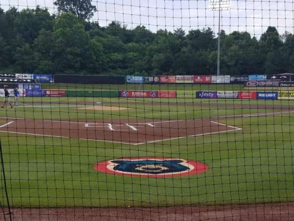 Smokies Stadium, section: 110, row: 3, seat: 2