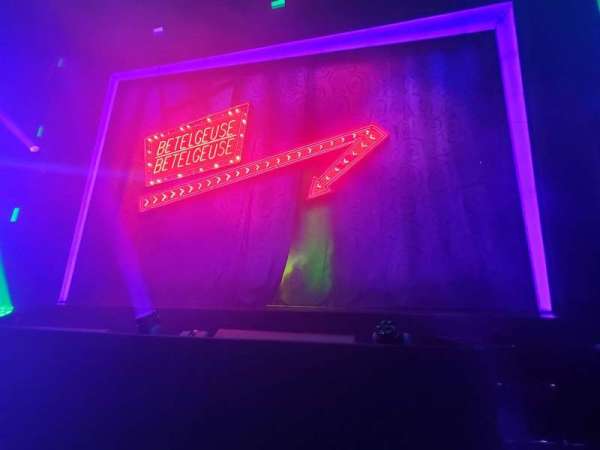 Marquis Theatre, section: Orchestra C, row: B, seat: 112