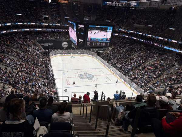 Delta Center, section: 105, row: 12, seat: 1