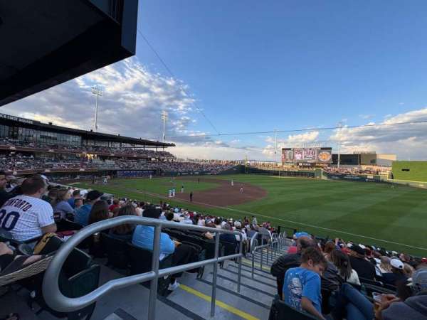 The Ballpark at America First Square, section: 104, row: 16, seat: 22