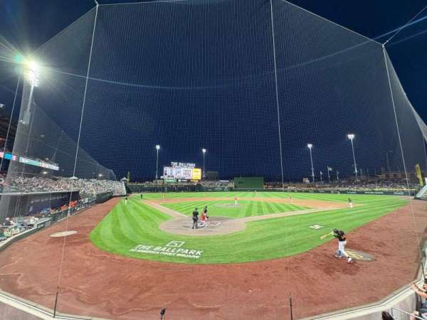 The Ballpark at America First Square, section: 110, row: 6, seat: 3