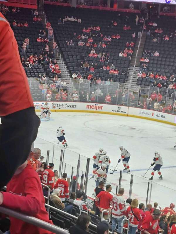 Little Caesars Arena, section: 106, row: 19, seat: 20