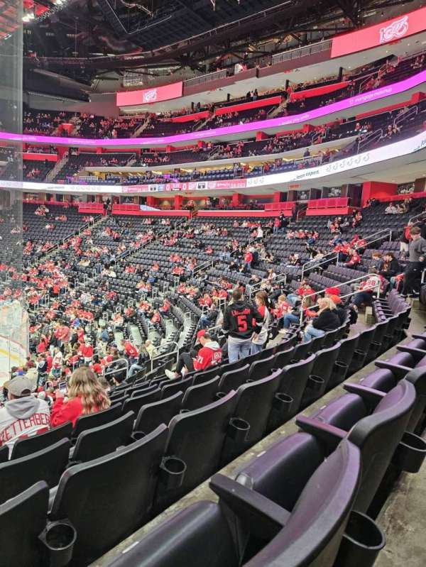 Little Caesars Arena, section: 106, row: 19, seat: 20