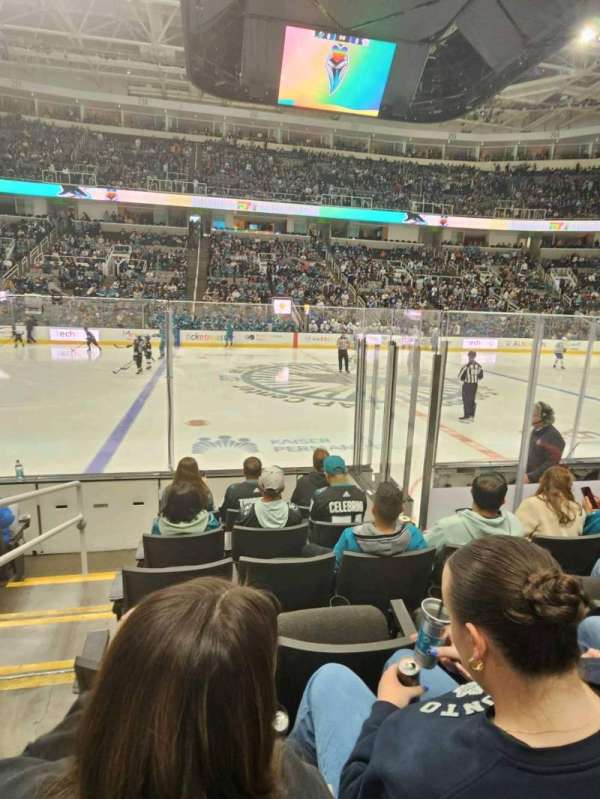SAP Center, section: 115, row: 6, seat: 22