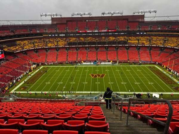 Northwest Stadium, section: 401, row: 18, seat: 1