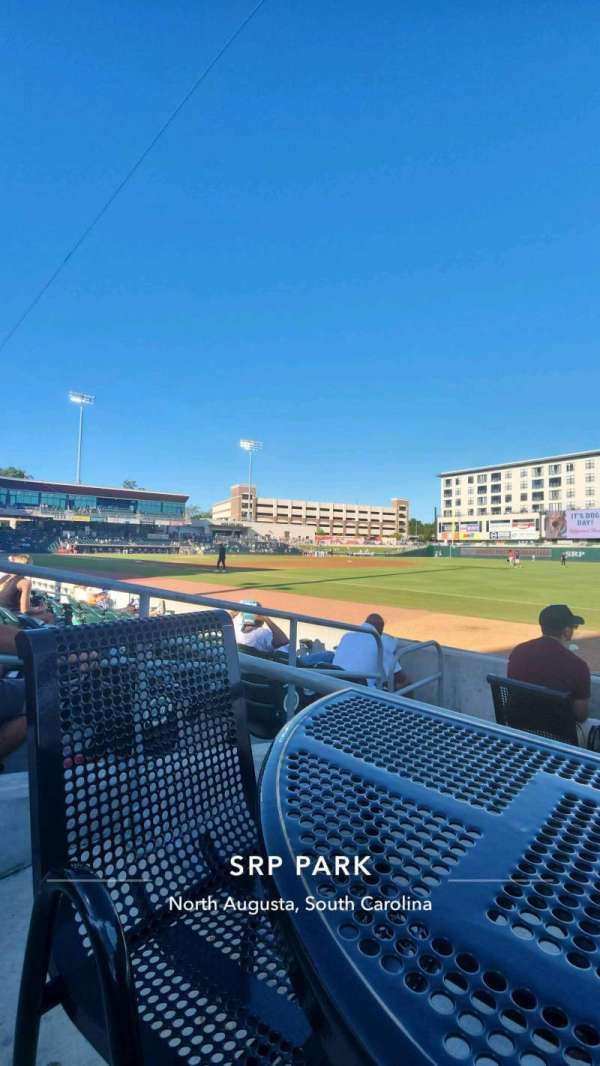 SRP Park, section: Palmetto Pavillian Lower Level, row: 2, seat: table 1