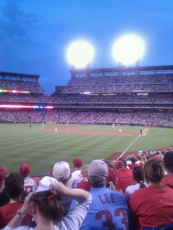 Citizens Bank Park, section: 140, row: 13, seat: 7