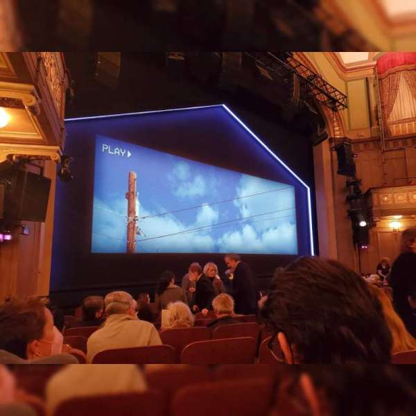 Booth Theatre, section: Orchestra L, row: H, seat: 9