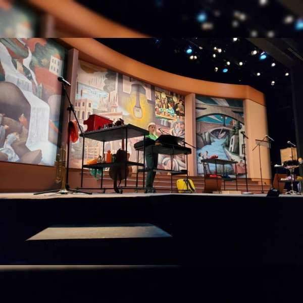 The Armory, Portland, section: Orchestra Left, row: A, seat: 3