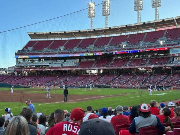 Great American Ball Park, section: 112, row: K, seat: 3-4
