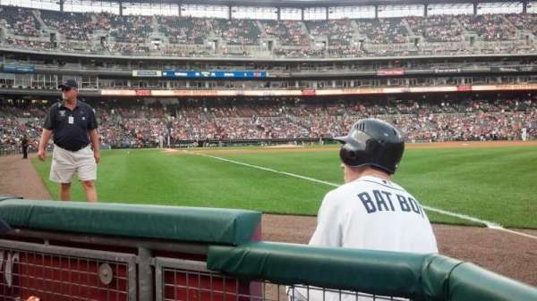 Comerica Park, section: 113, row: 2, seat: 17