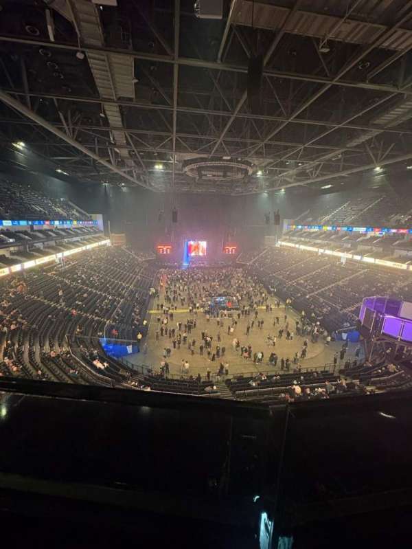 The O2, London, section: 410, row: A, seat: 92