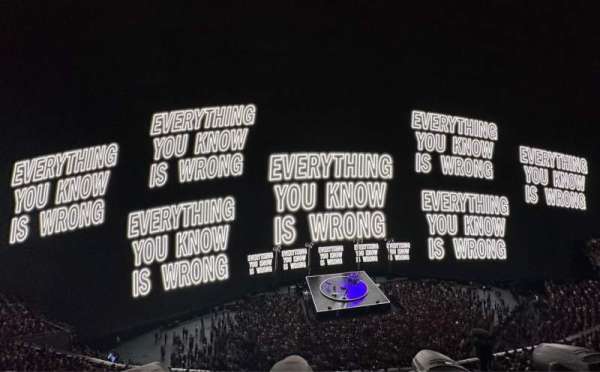 The Sphere, Vegas, section: 305, row: 7, seat: 4