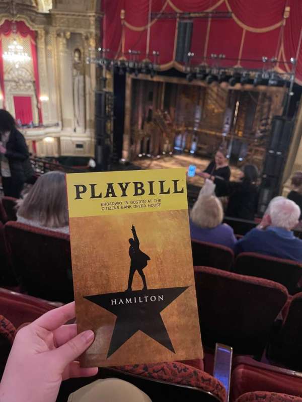 Citizens Bank Opera House, section: Mezzanine R, row: E, seat: 14