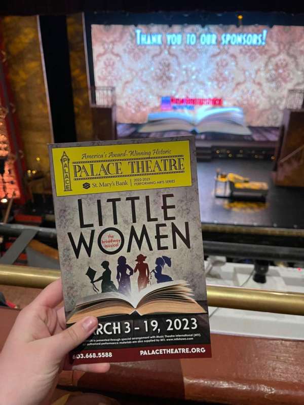 Palace Theatre, New Hampshire, section: Balcony, row: AA, seat: 205