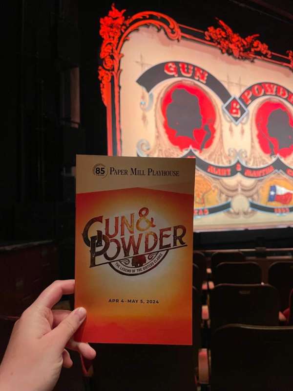 Paper Mill Playhouse, section: Orchestra L, row: F, seat: 13