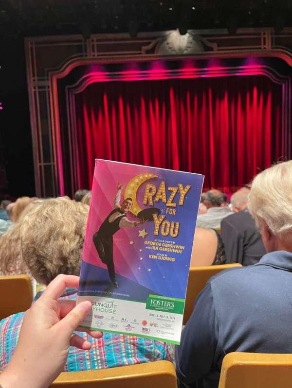 Ogunquit Playhouse, section: Center, row: K, seat: 104