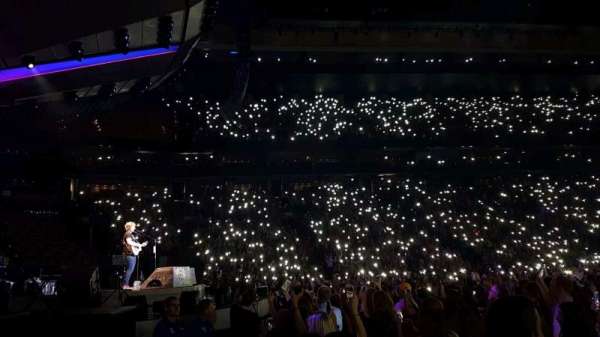 TD Garden, section: 14, row: 1, seat: 10