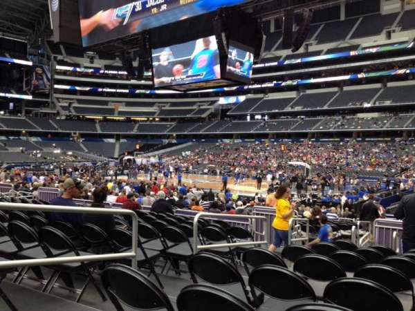 AT&T Stadium, section: C107, row: FF, seat: 18