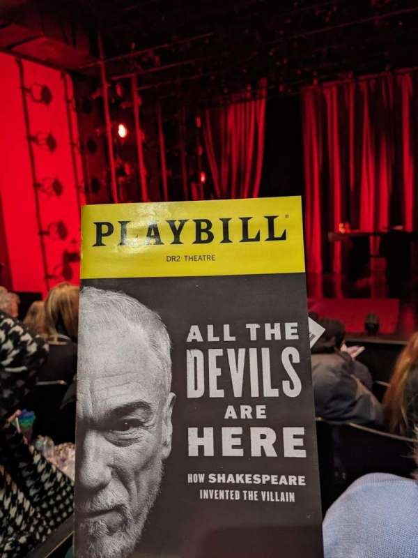 DR2 Theatre, section: Orch, row: D, seat: 2