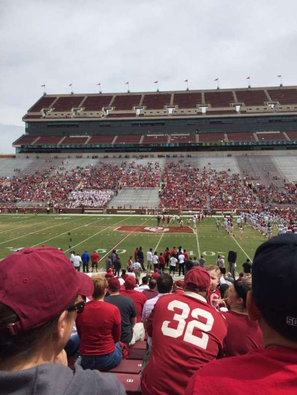 Gaylord Memorial Stadium, section: 4, row: 1, seat: 7