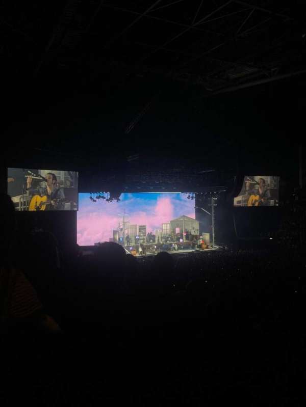 The O2, London, section: 103, row: X, seat: 111