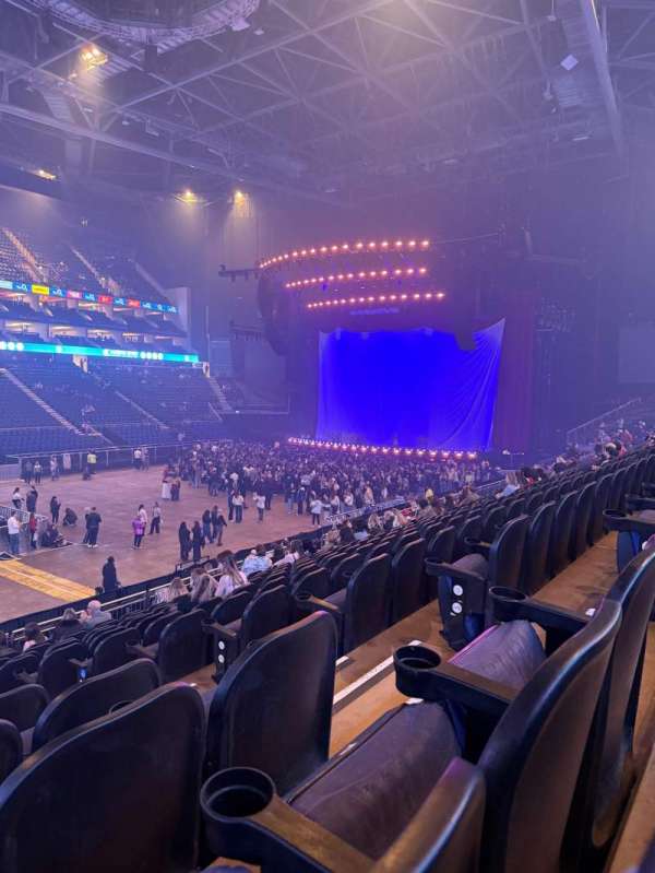 The O2, London, section: 110, row: U, seat: 295