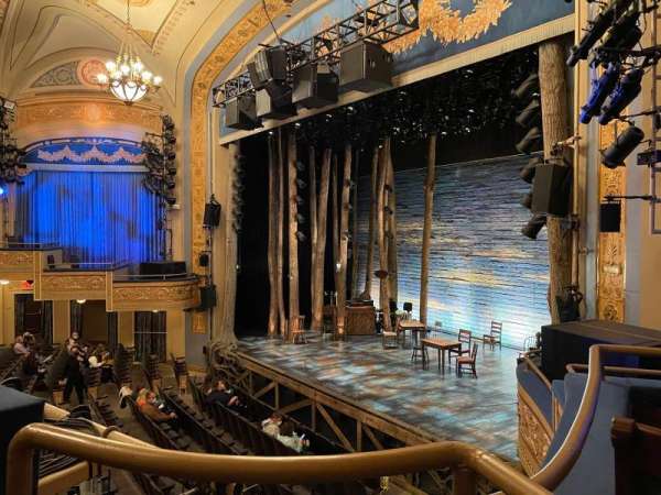 Gerald Schoenfeld Theatre, section: MEZZANINE R, row: A, seat: 24