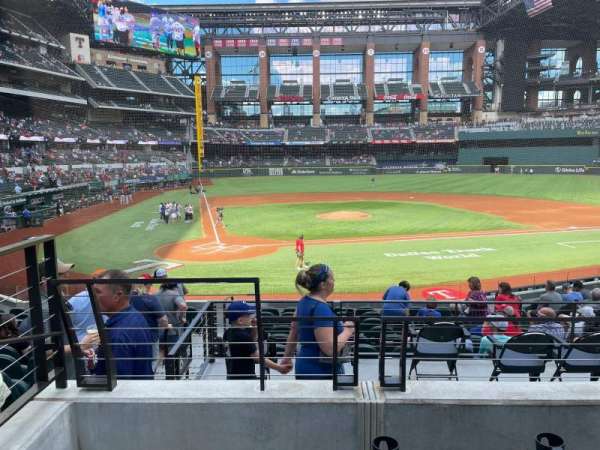 Globe Life Field, section: 16, row: 11, seat: 1