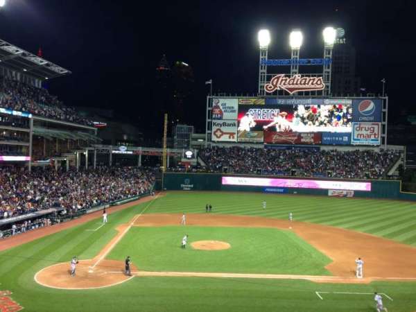 Progressive Field, section: 348, row: E, seat: 5