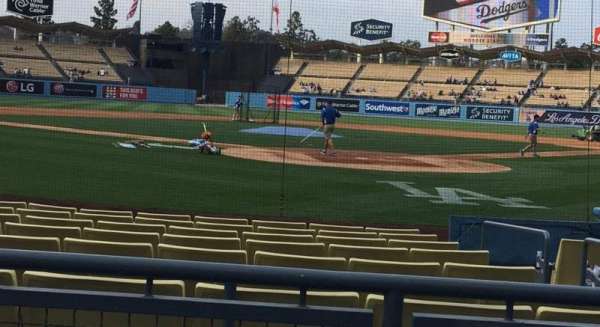 Dodger Stadium, section: 3FD, row: A, seat: 1