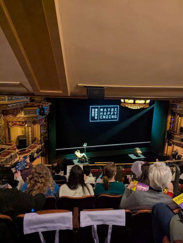 Belasco Theatre, section: Mezzanine L, row: H, seat: 7