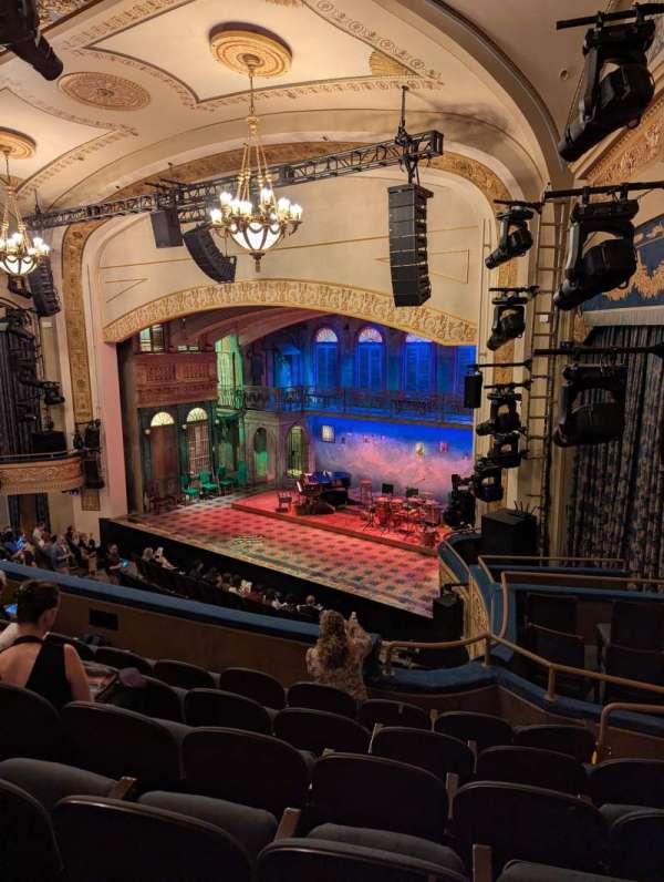 Gerald Schoenfeld Theatre, section: Mezzanine R, row: F, seat: 28