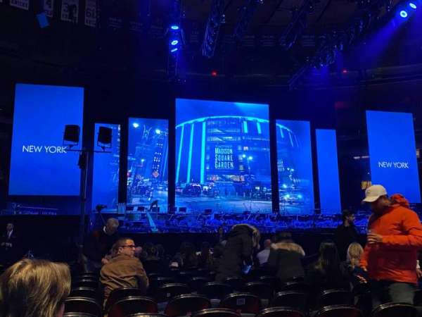 Madison Square Garden, section: Floor A, row: 15, seat: 8