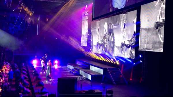 SAP Center, section: 127, row: H