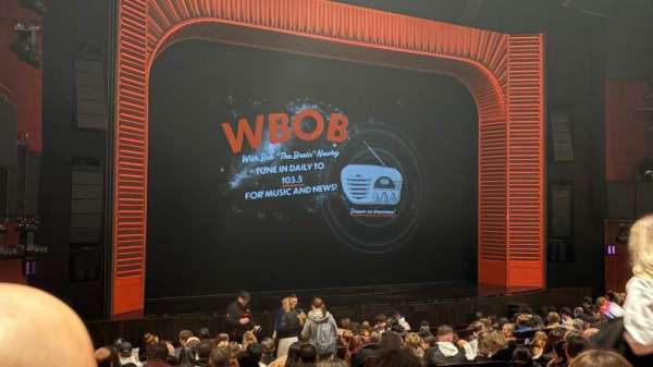 Marquis Theatre, section: Orchestra L, row: S, seat: 9