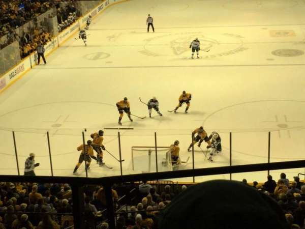Bridgestone Arena, section: 201, row: B, seat: 6