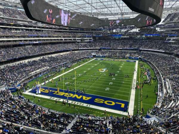 SoFi Stadium, section: 311, row: 8, seat: 6