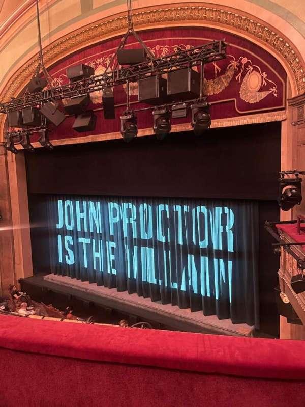 Booth Theatre, section: Mezzanine R, row: B, seat: 14
