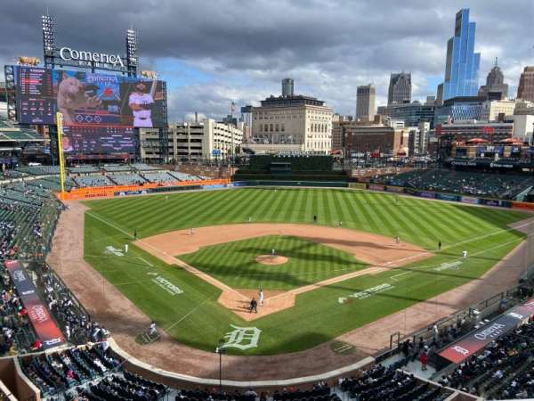 Comerica Park, section: 327, row: A, seat: 3