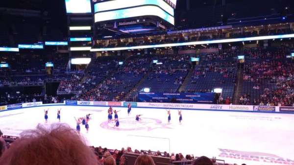 Nationwide Arena, section: 113, row: U, seat: 15