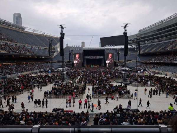 Soldier Field, section: 222, row: 2, seat: 5