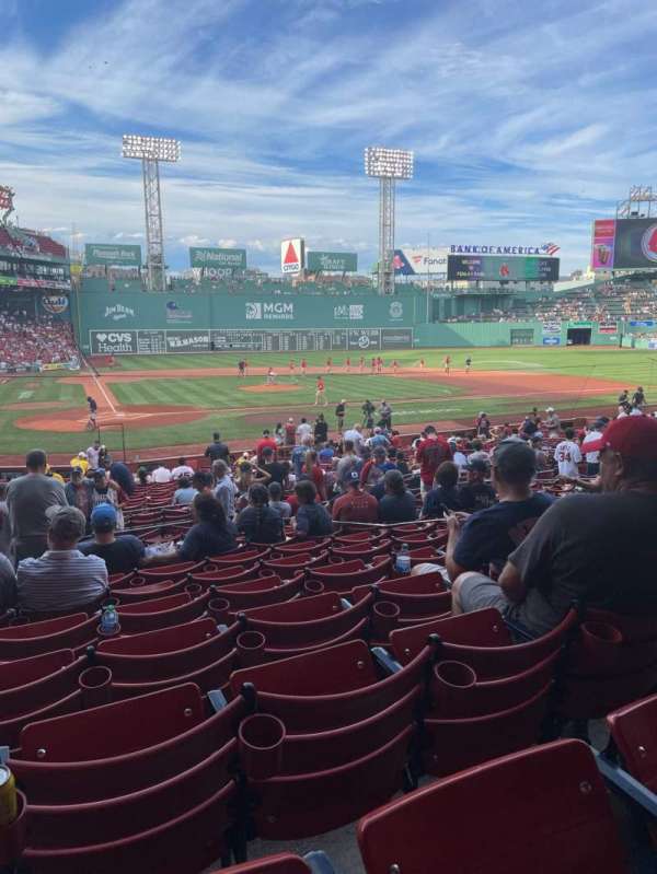 Fenway Park, section: Loge Box 124, row: LLL, seat: 6